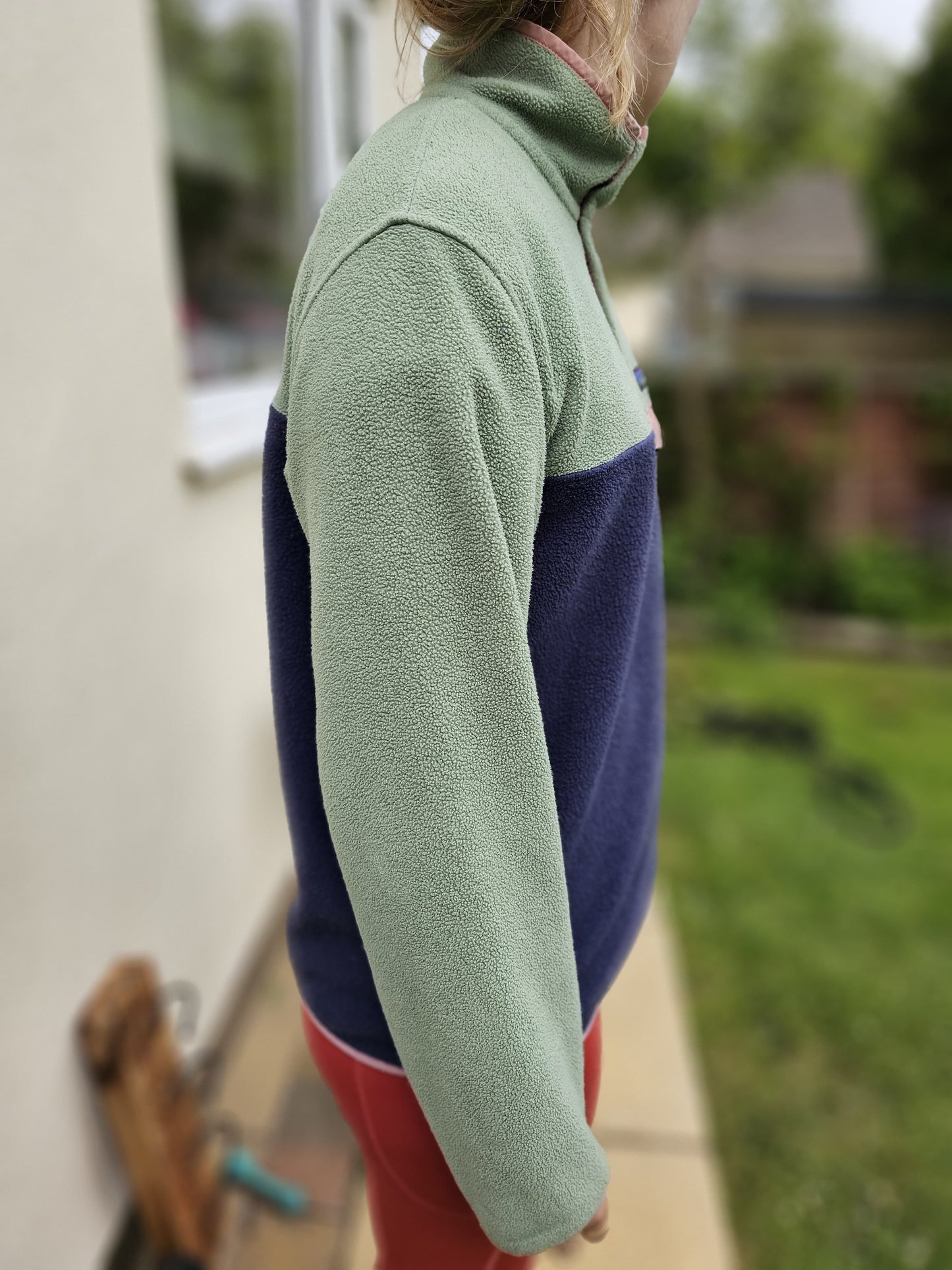 Patagonia Pullover Button Up Synchilla Style Fleece Jumper - S/Small