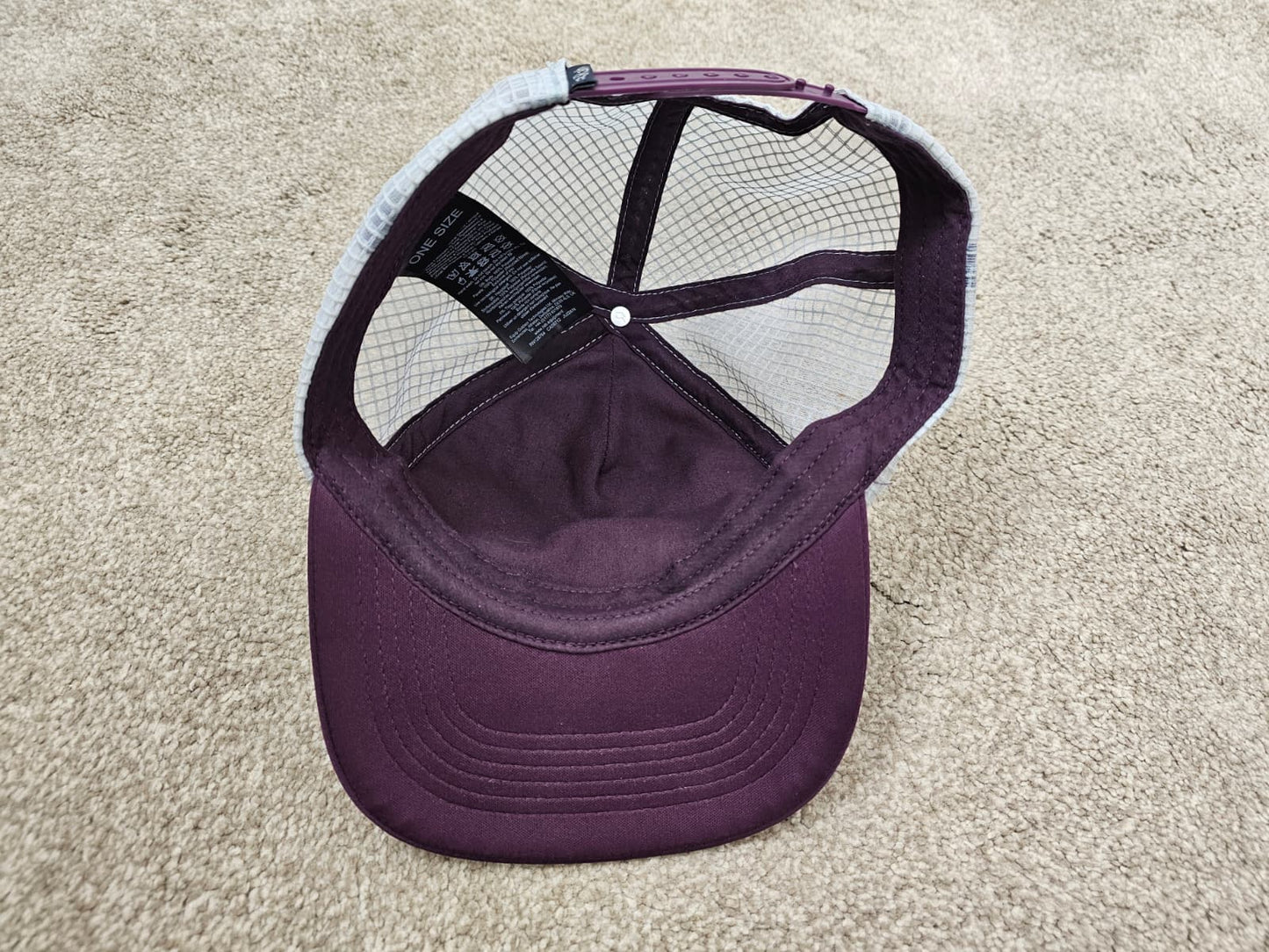 Rab The Mountain People Outdoor Hiking Walking Casual Lightweight Hat/Cap - Burgundy/Maroon - One Size Adjustable
