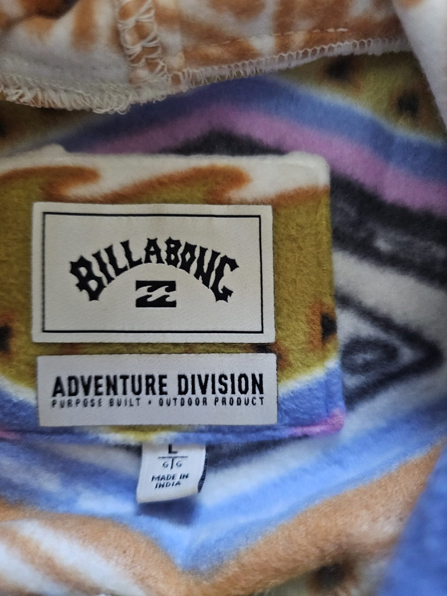 Billabong Go Outdoors Adventure Division Fleece Pullover Hoodie - L/Large