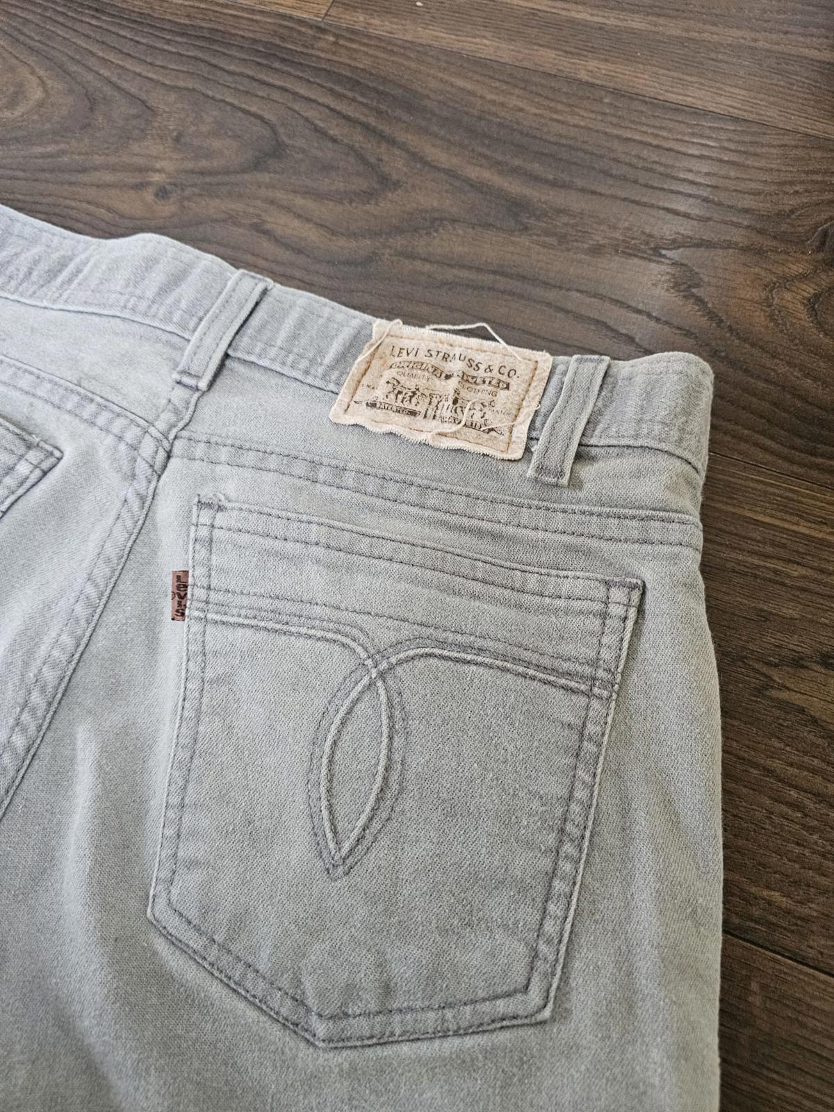 Levi's Mens Y2K Grey Jeans Straight Leg Fit - W31/31L Denim Trousers Bottoms