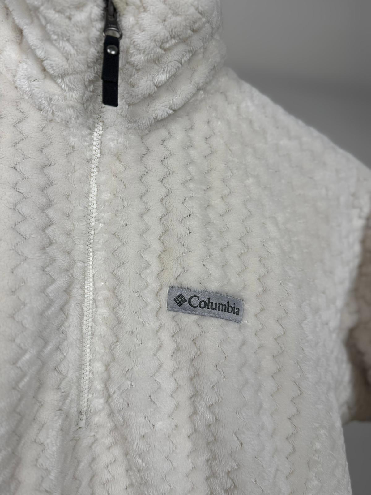 Columbia Womens Fluffy Teddy Bear Fleece Lined Full Zip Jacket - XS/Extra Small