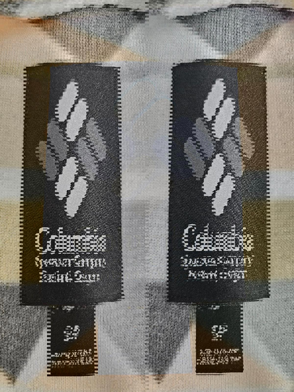 Columbia Mens Snap Button Abstract Pattern Pullover Fleece Jumper - S/Small M