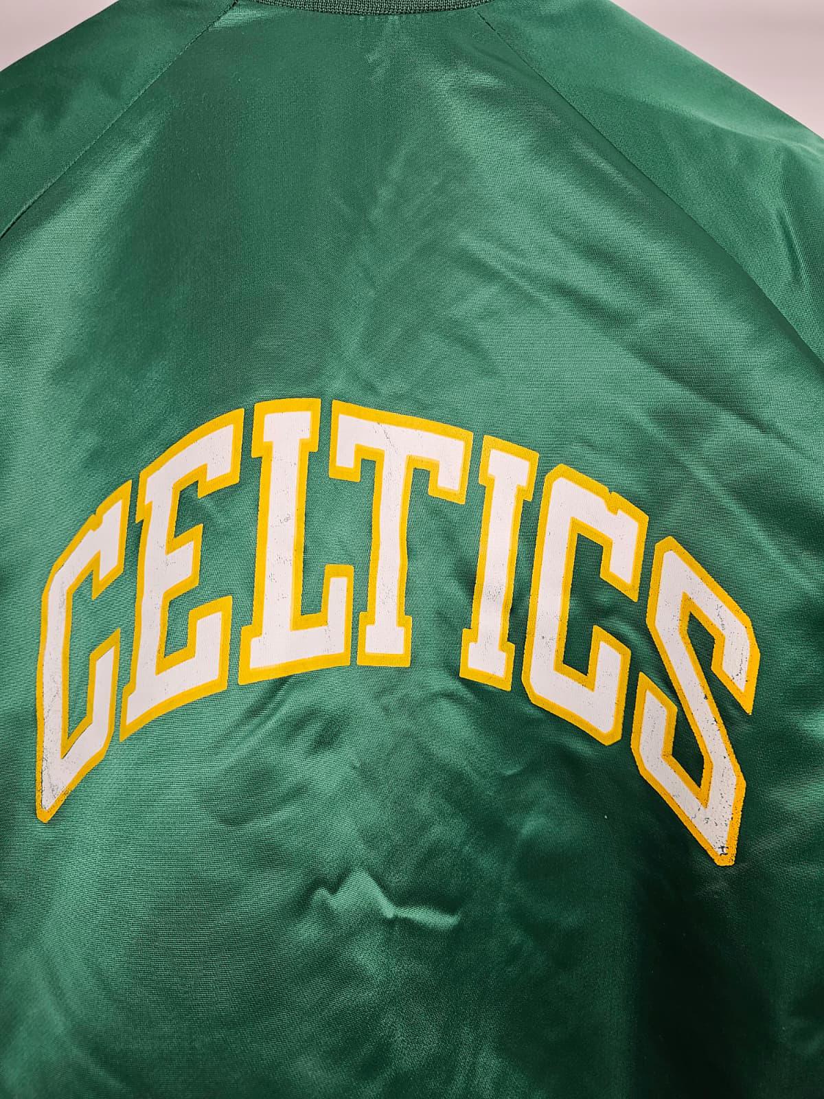 Boston Celtics Chalk Line Made In USA Full Zip Varsity Style Basketball Jacket L