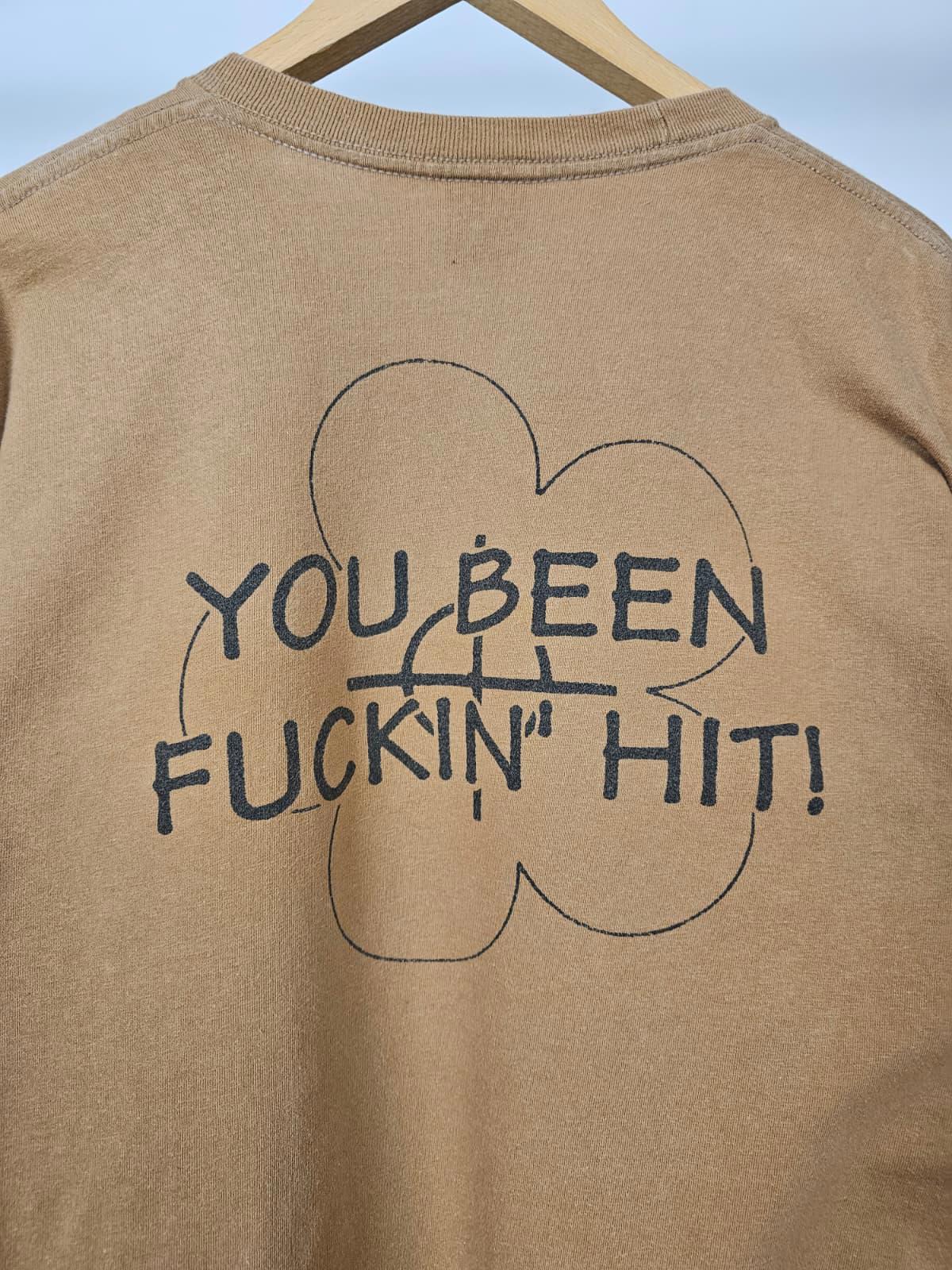 Supreme Mens 'You Been F*cking Hit!' Floral Long Sleeve Top T-Shirt - L/Large
