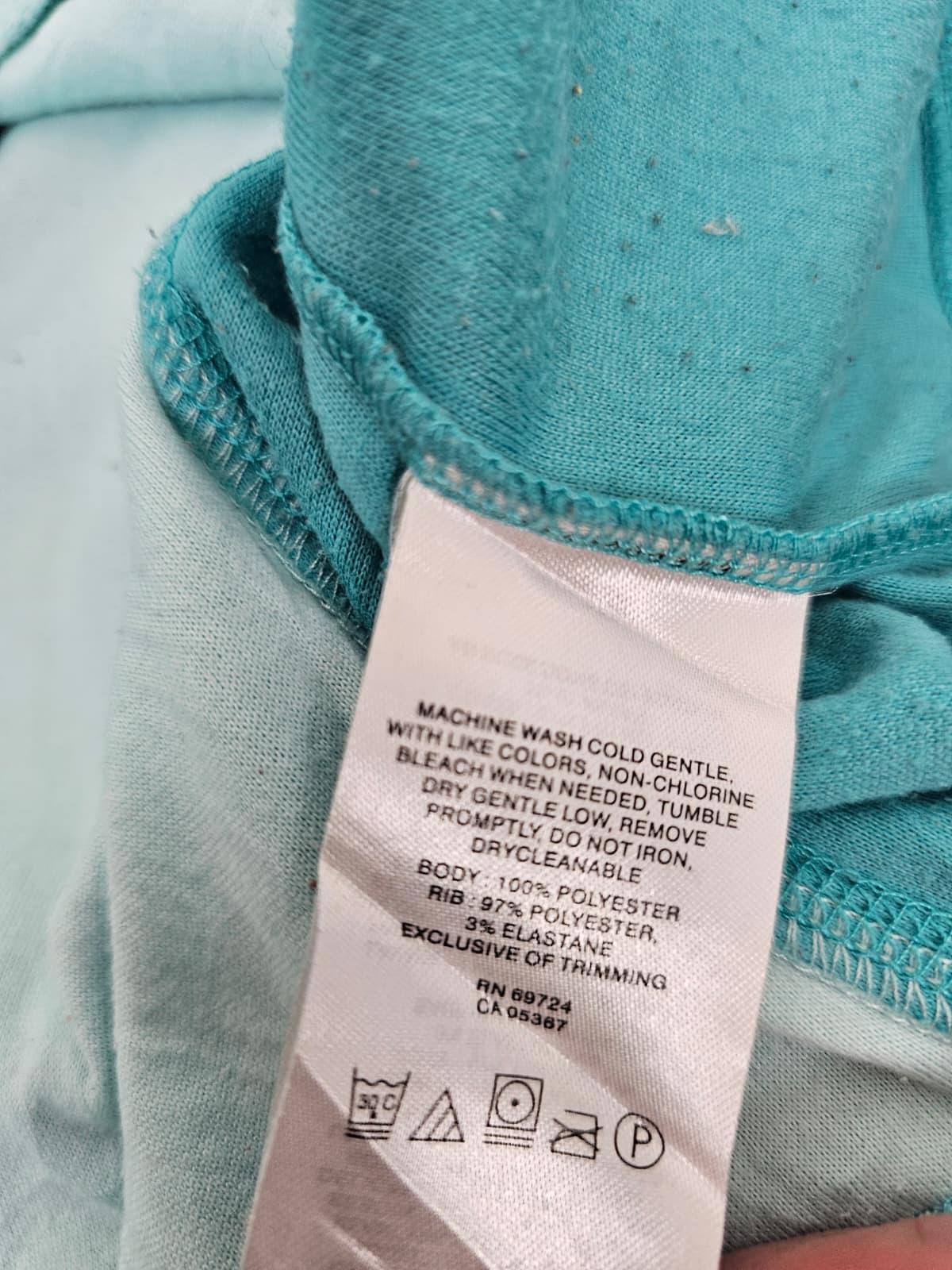 Columbia Womens Pullover 1/4 Zip Fleece Jumper - XL/Extra Large - Turquoise