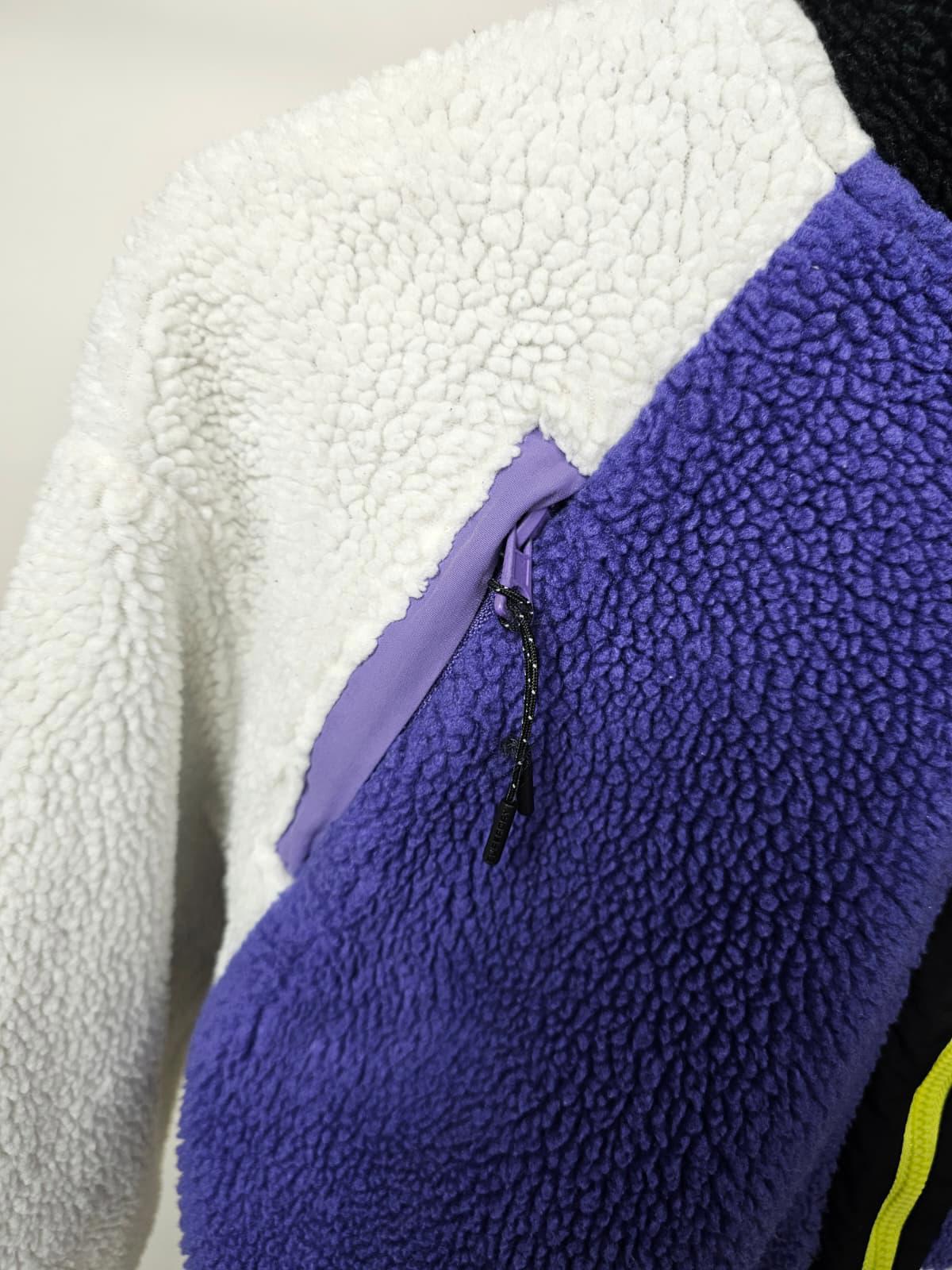 Superdry Womens 'Big S' Full Zip Sherpa Fleece Hooded Jacket - UK 10