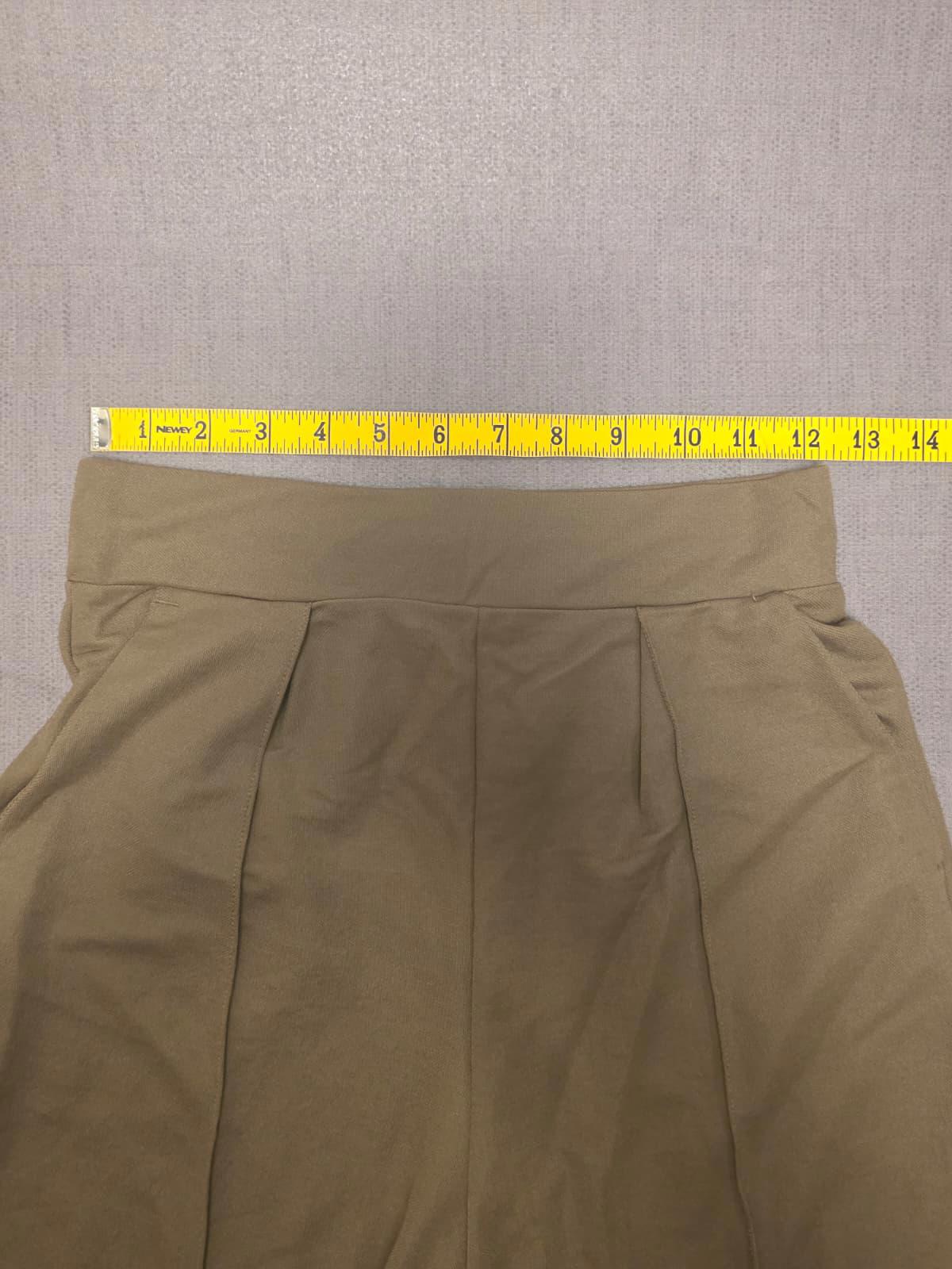 H&M Womens High Waisted Pleated Trousers/Pants - XS/Extra Small - 6-8 - Beige