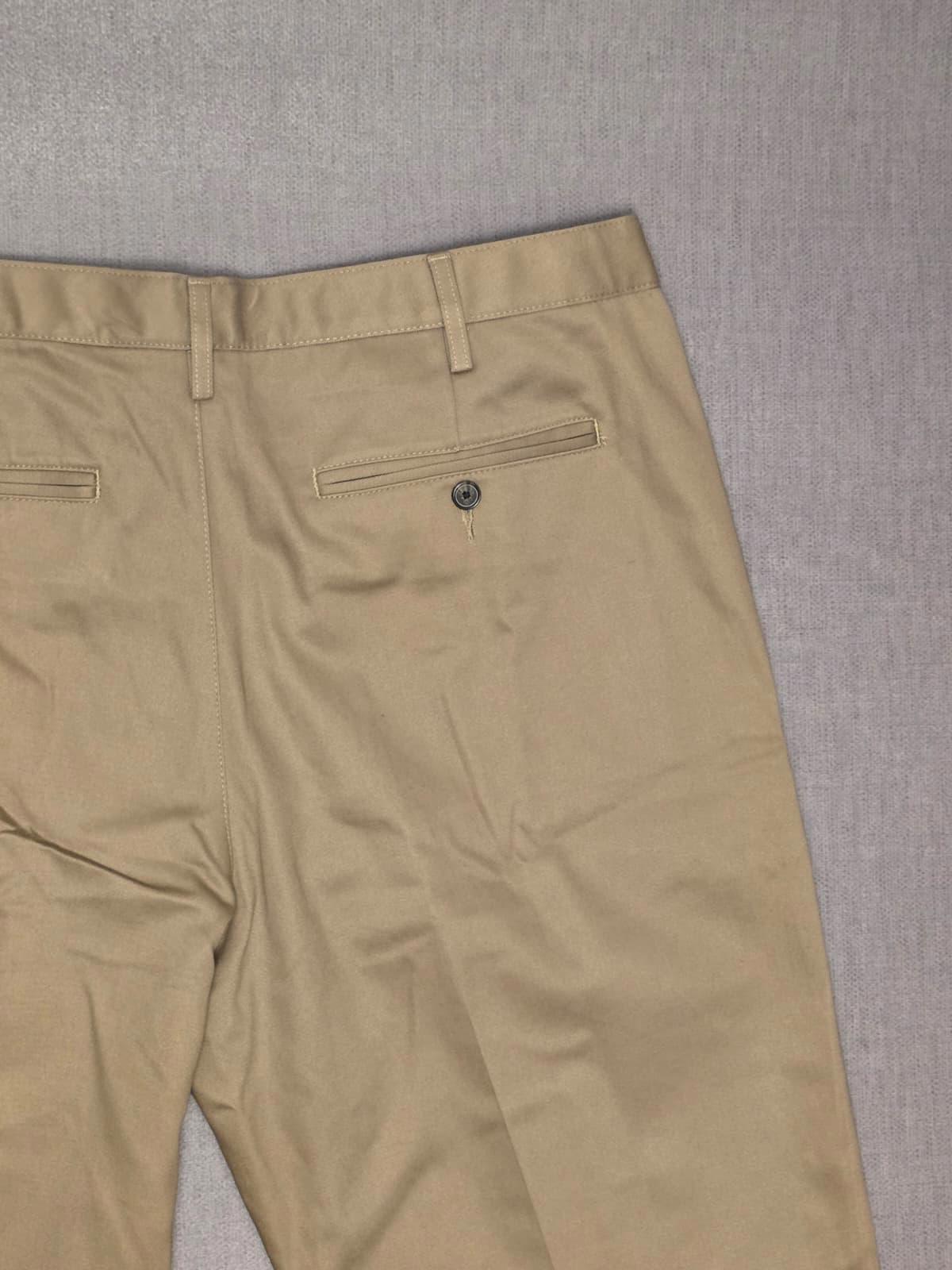 Lands End Mens Smart Casual Trousers/Pants - 38 - W38/L25 - Beige