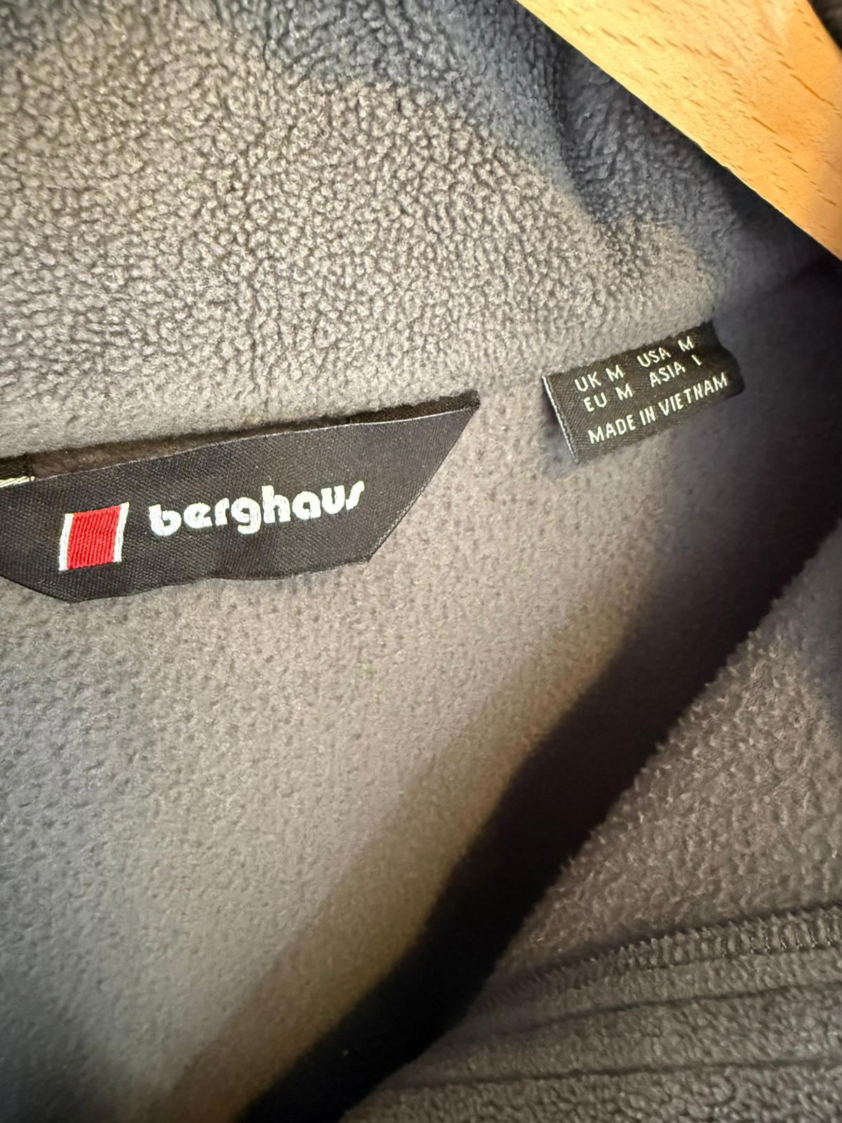 Berghaus Mens/Womens Full Zip Ascent 91 Vintage Inspired Fleece Jacket -M/Medium