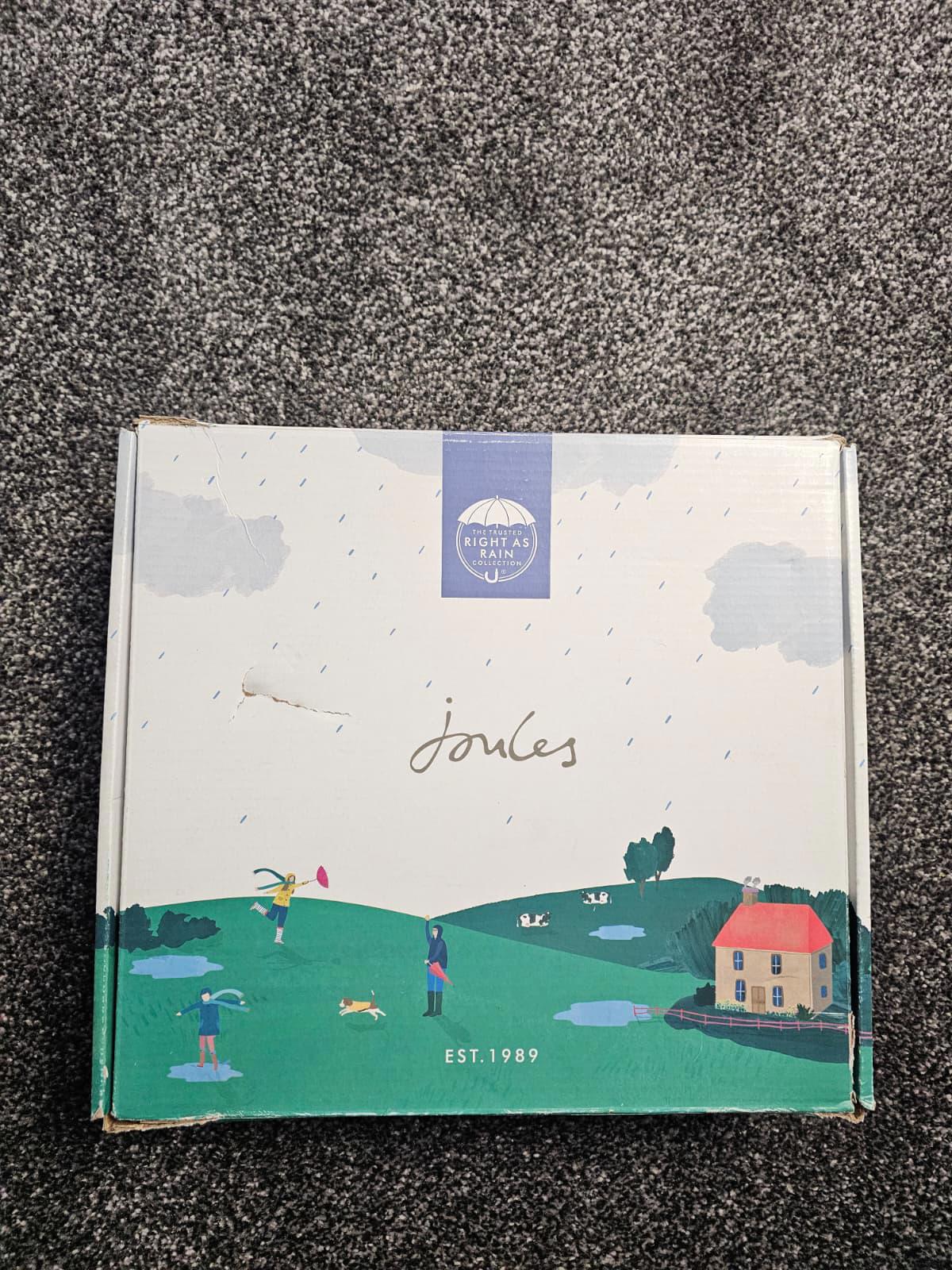 Joules Molly Welly Polka Dot Navy Wellington Boots - UK 3 / US 5 - Brand New!