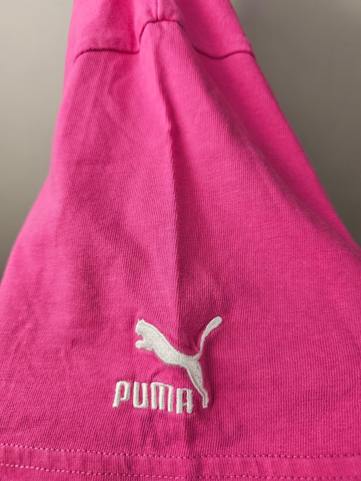 Puma Vintage Style Short Sleeve Graphic Embroidered Logo T-Shirt -XL/Extra Large