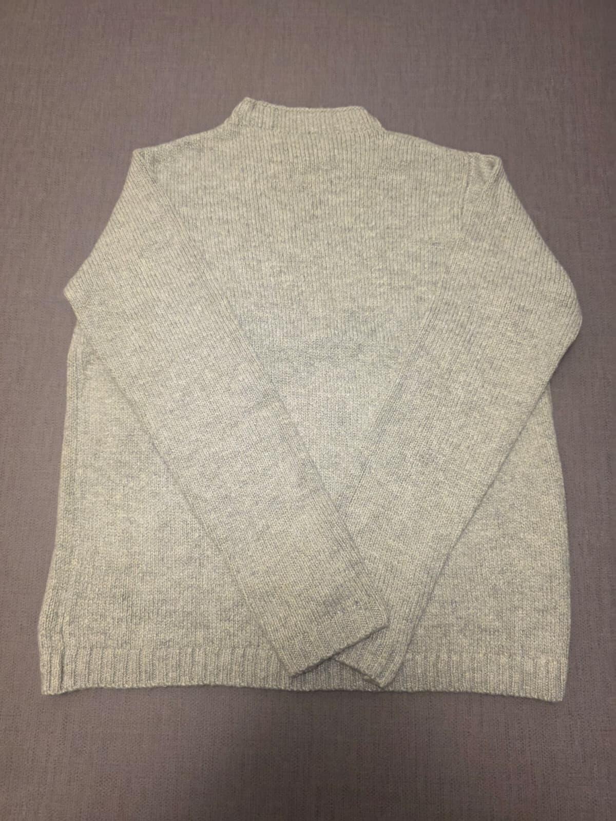 Sea Salt Cornwall Smart Casual Fisherman Merino Blend Knitted Jumper - Grey - 14