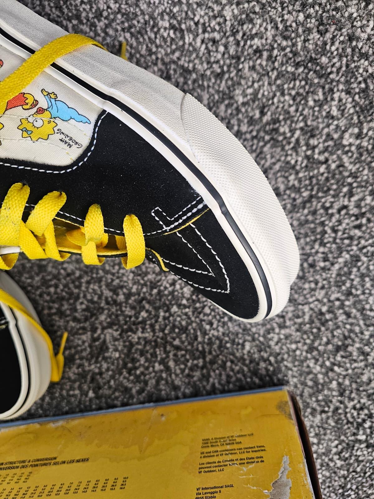 Awesome Vans X The Simpsons 1987-2020 Sneakers Trainers UK 5/EU38 Rare Collector