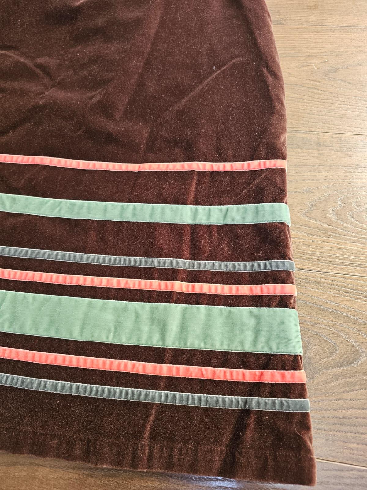 Boden Women's Vintage Y2K A-Line Fun Boho Style Skirt - UK 12 -Brown/Multicolour