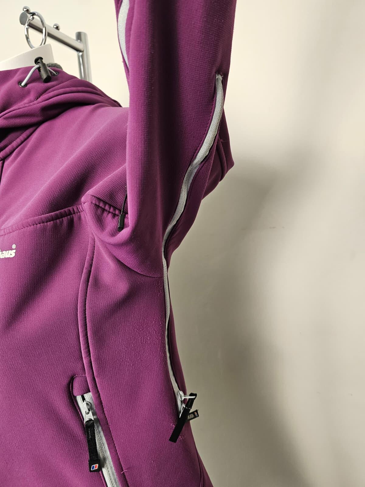 Berghaus Women's Technical WindStopper Soft Shell Hiking Jacket - UK 14 - Purple
