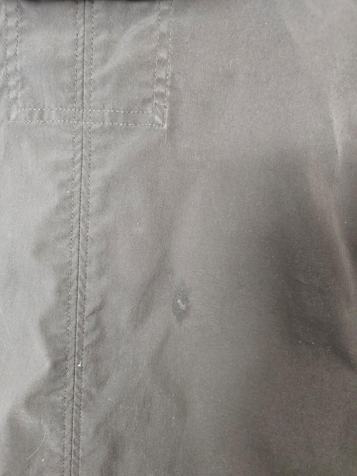 Jack Wolfskin Men's Rain/Windbreaker Full Zip Hooded Jacket - S/Small - Grey