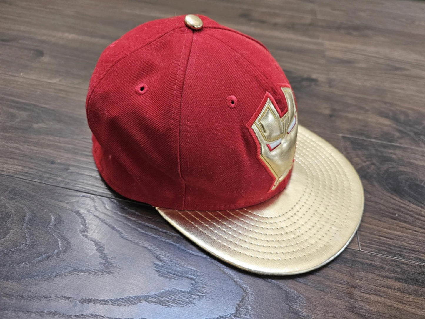 Awesome Rare New Era Iron Man Snap Back Hat Cap - 7.5 Marvel