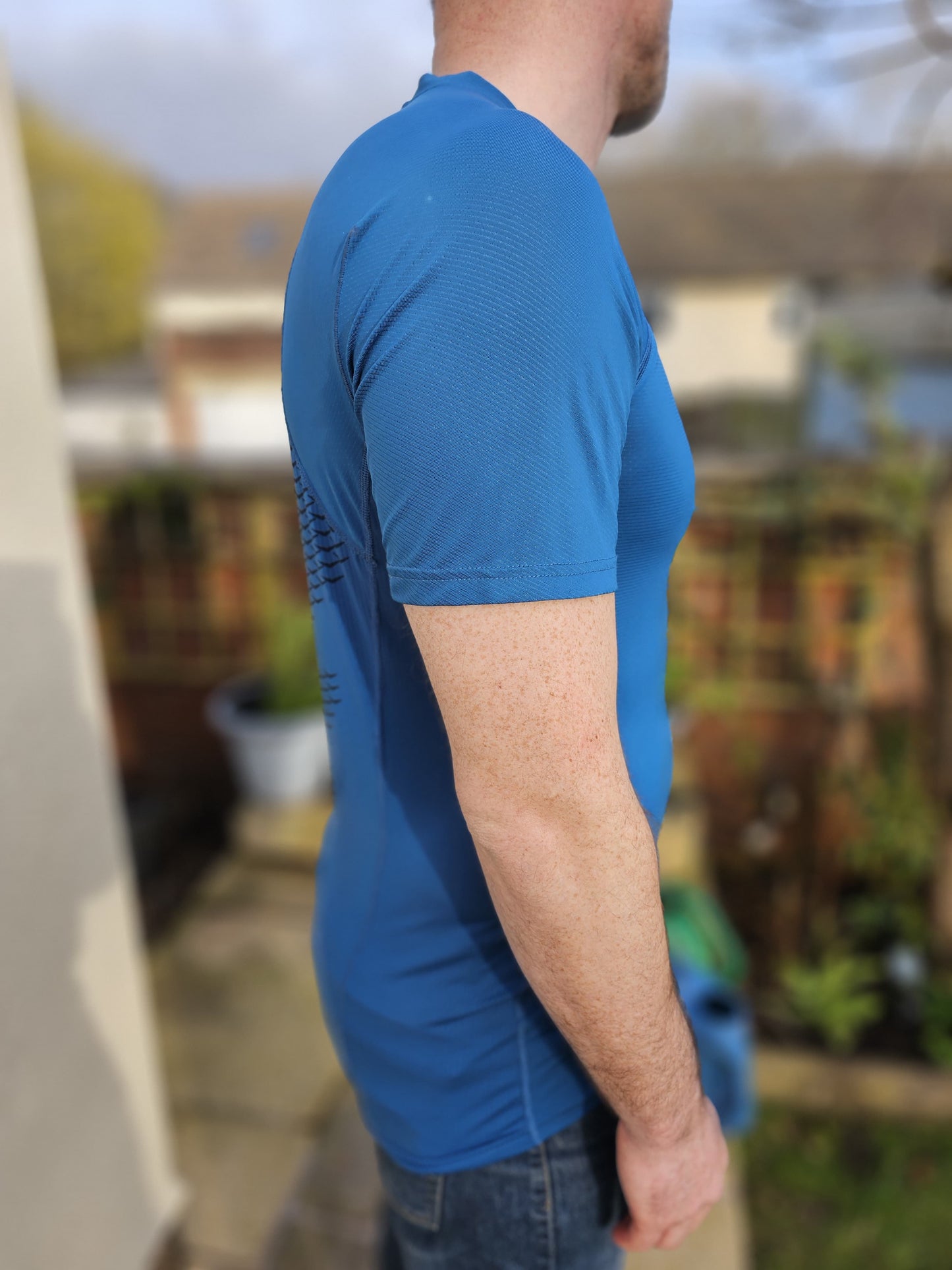 Nike Pro Hyper Cool Blue T-Shirt Tee Top - M/Medium
