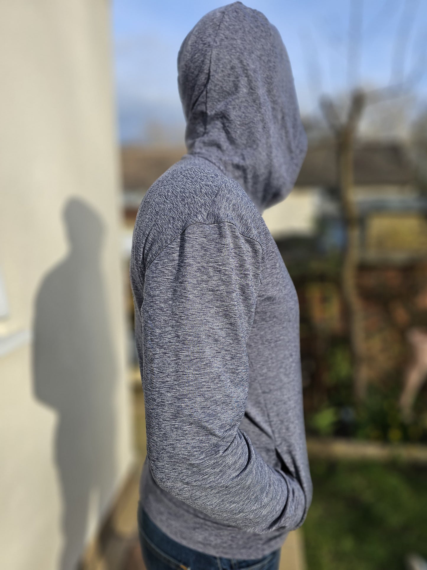 Nike Grey Dri-Fit Fully Zip Jacket Hoodie - M/Medium