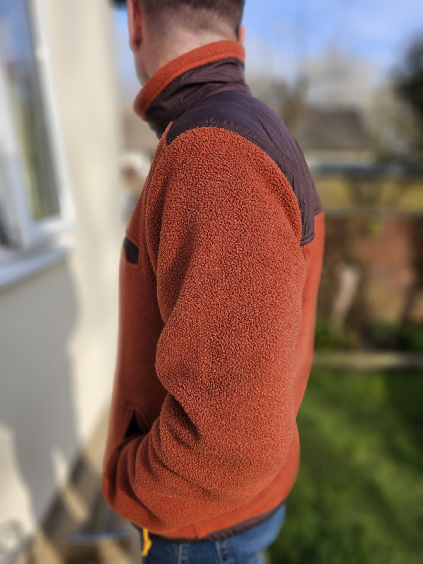 The North Face Button Up Pullover Fleece Jumper - M/Medium