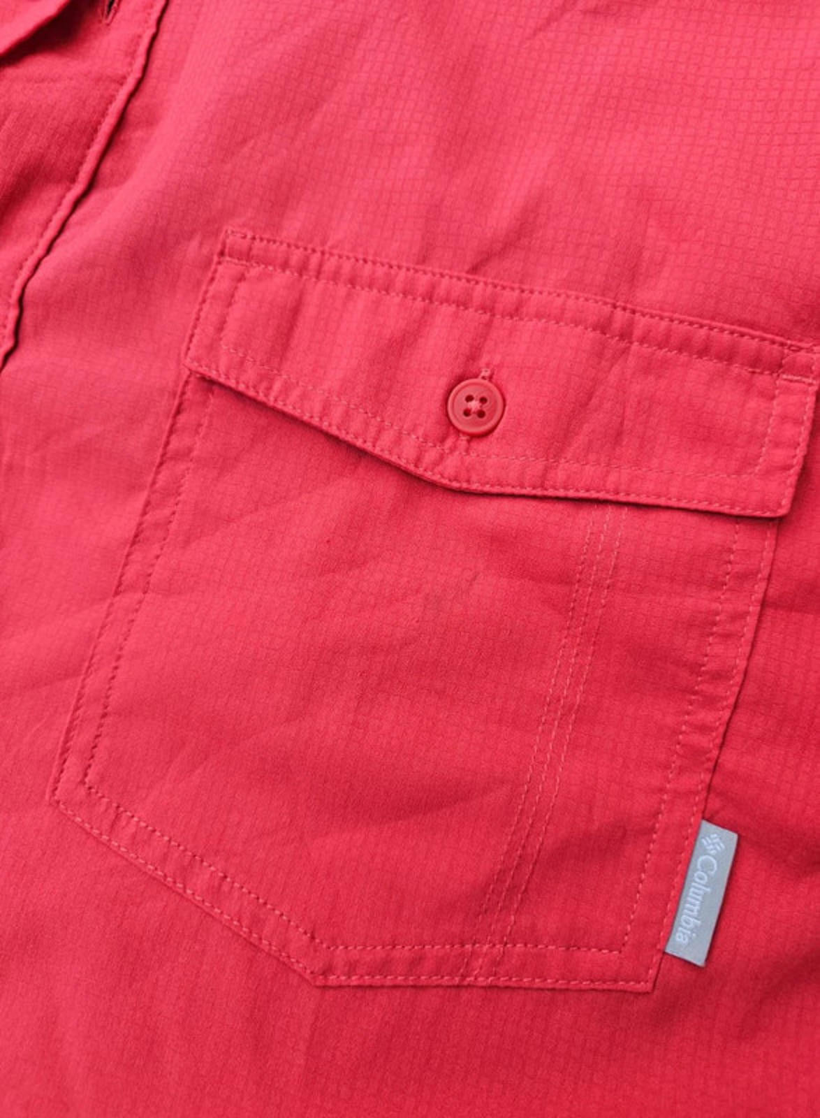 Columbia Omni-Shade Technical Short Sleeve Collared Button Up Shirt - L/Large