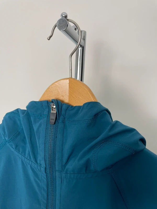 Rab Men's Lightweight 1/2 Zip Pullover Hooded Windbreaker Jacket - M/Medium