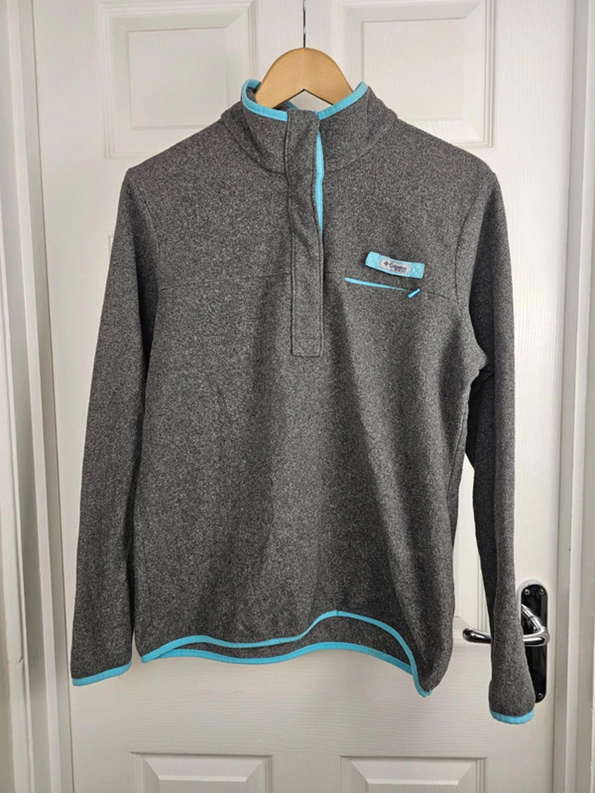 Columbia Womens PFG 'Performance Fishing Gear' Snap Button Fleece Jumper - L