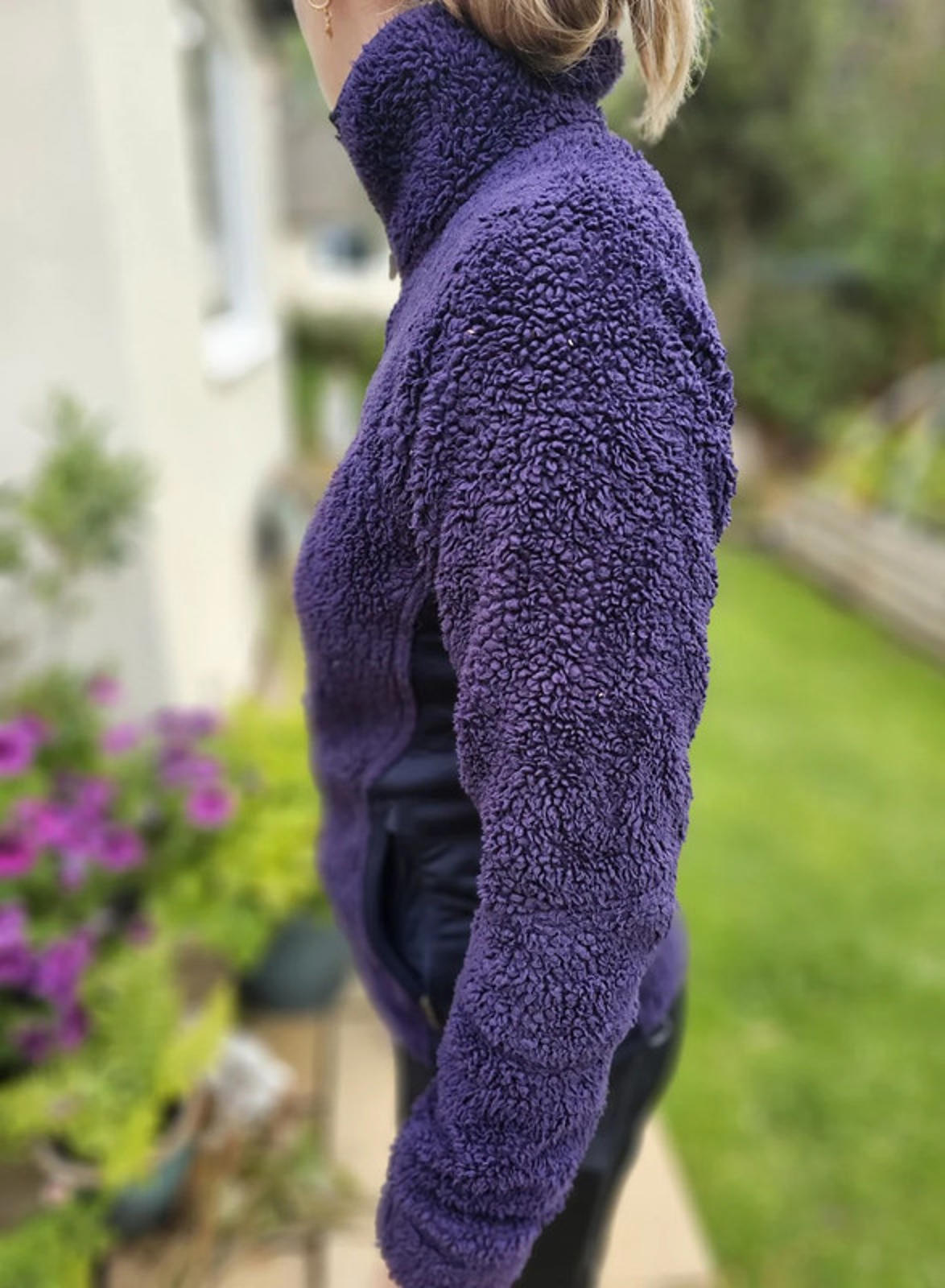 Columbia Purple Full Zip Fleece Jacket - M/Medium