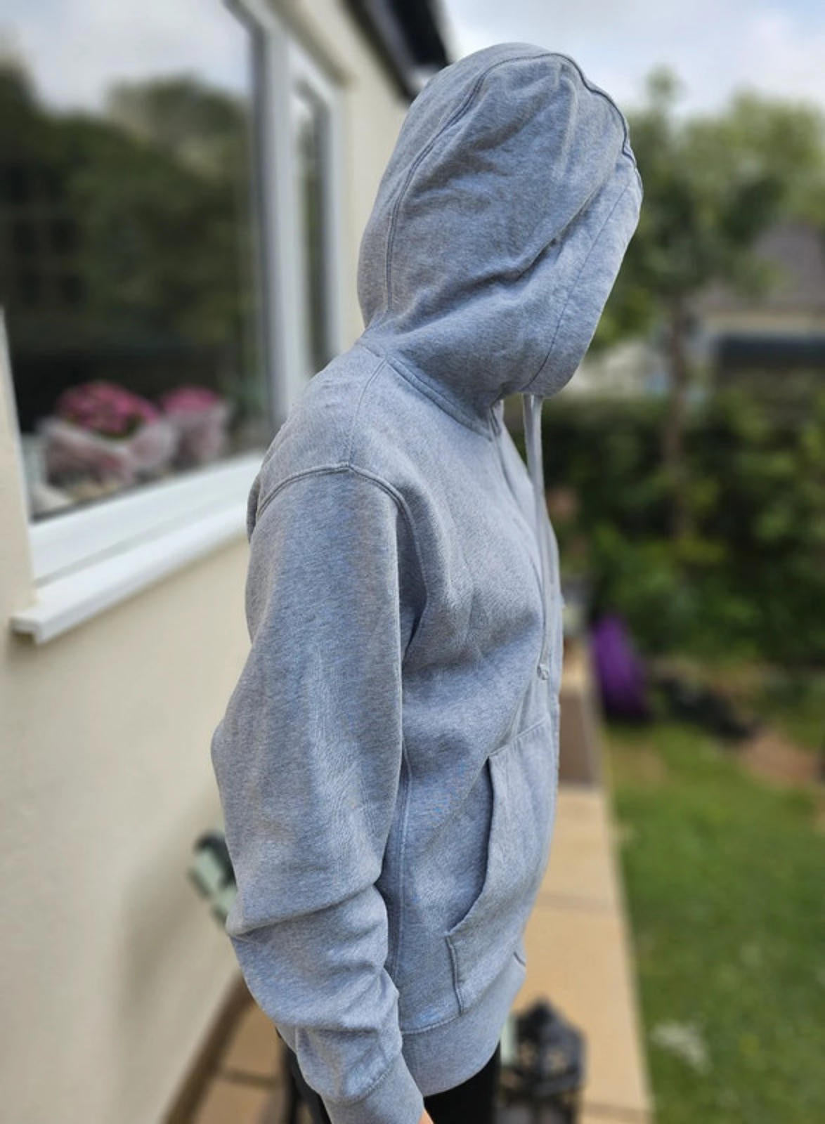 Nike Full Zip Grey Hooded Hoodie Sweat Jacket - S/Small**