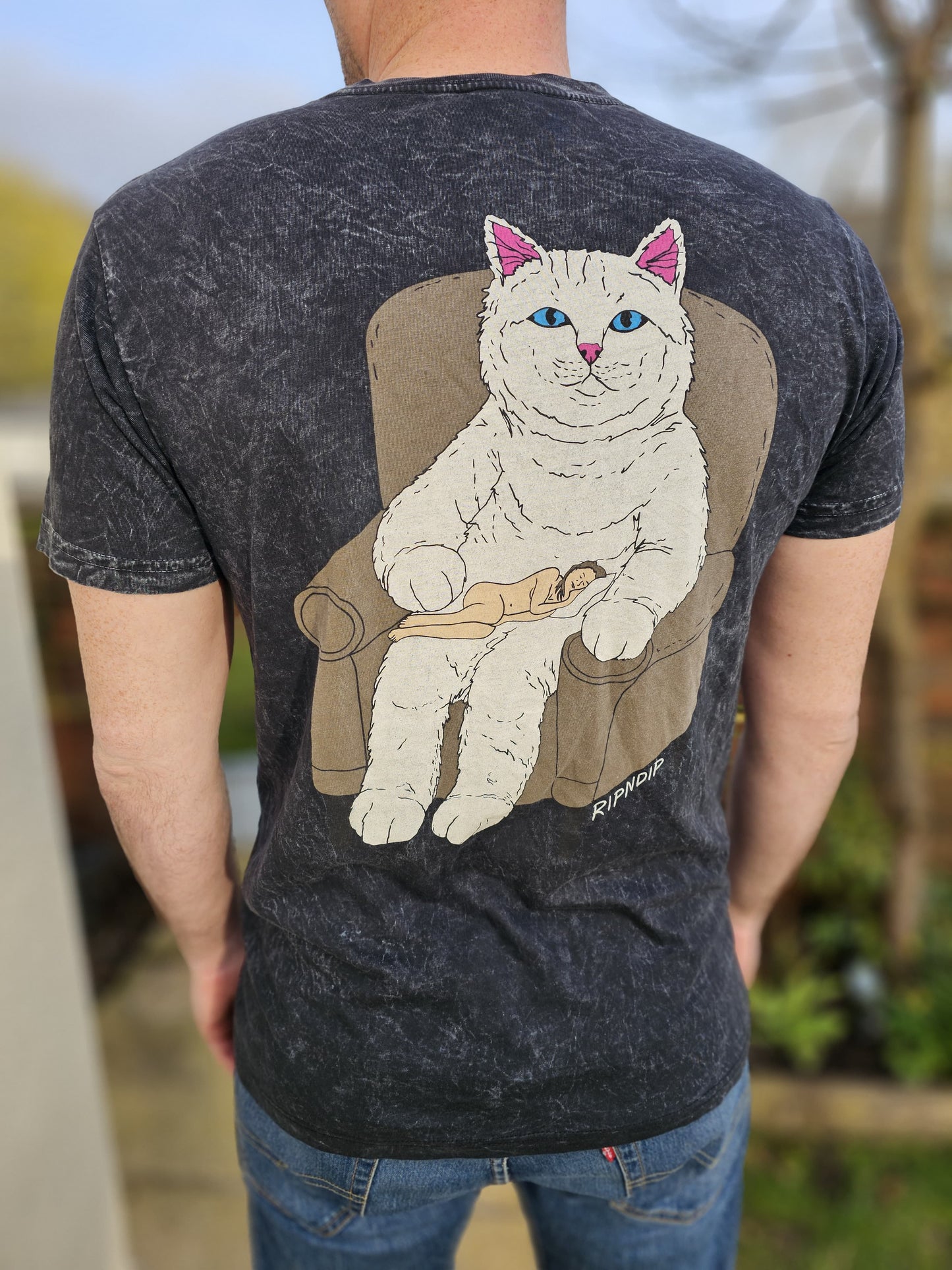 Awesome RipNDip Tie Dye T-Shirt Top Tee Short Sleeve - M/Medium