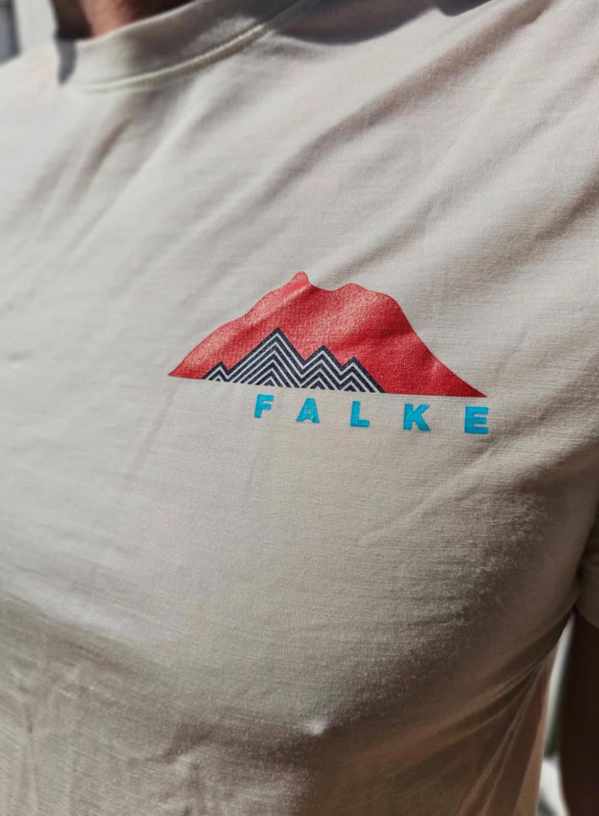 Mens Falke Merino Wool Short Sleeve Trekking T-Shirt - M/Medium