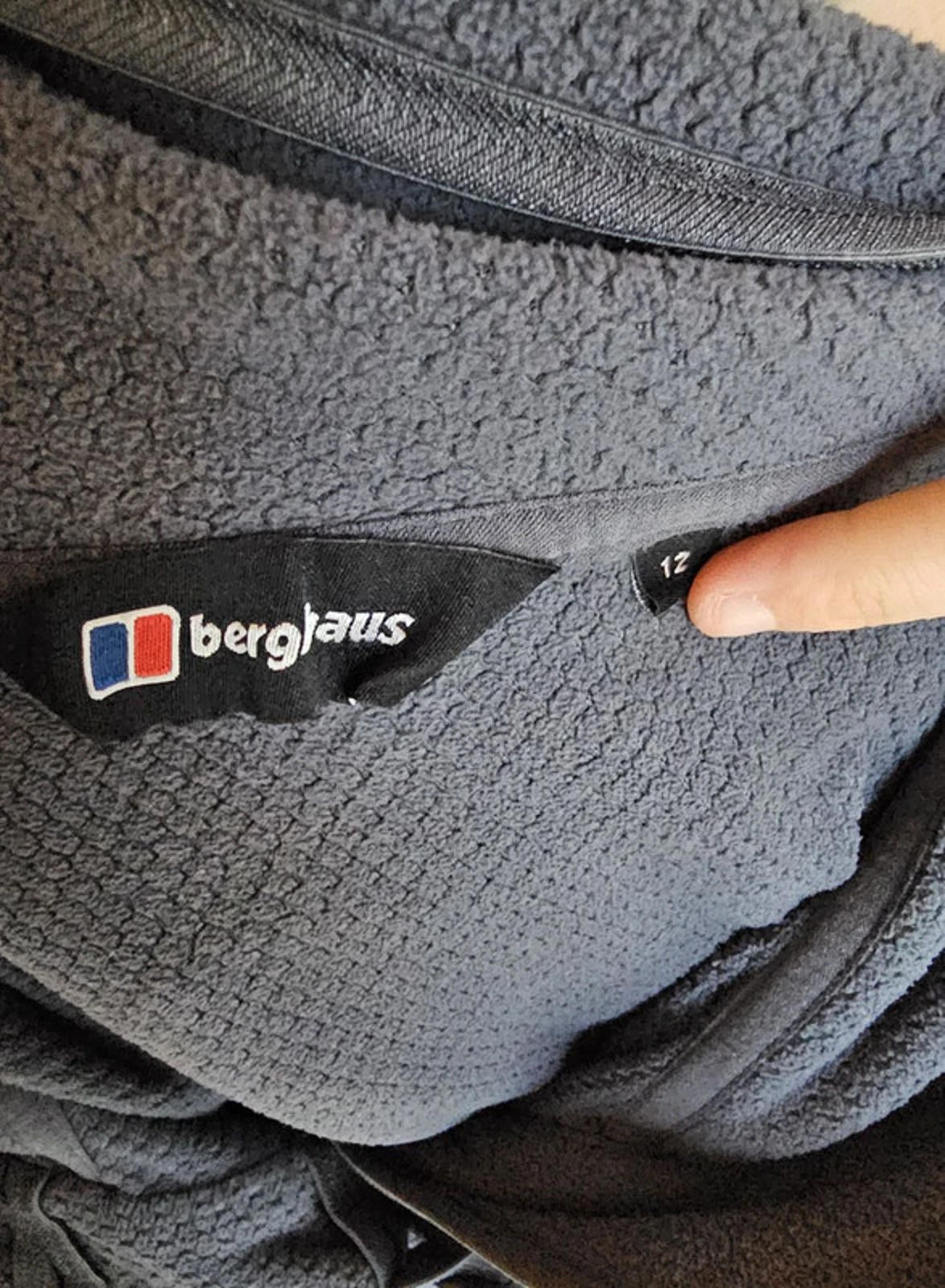 Berghaus Cowl Neck Y2K Style Pullover Fleece Jumper Sweatshirt - UK 12**