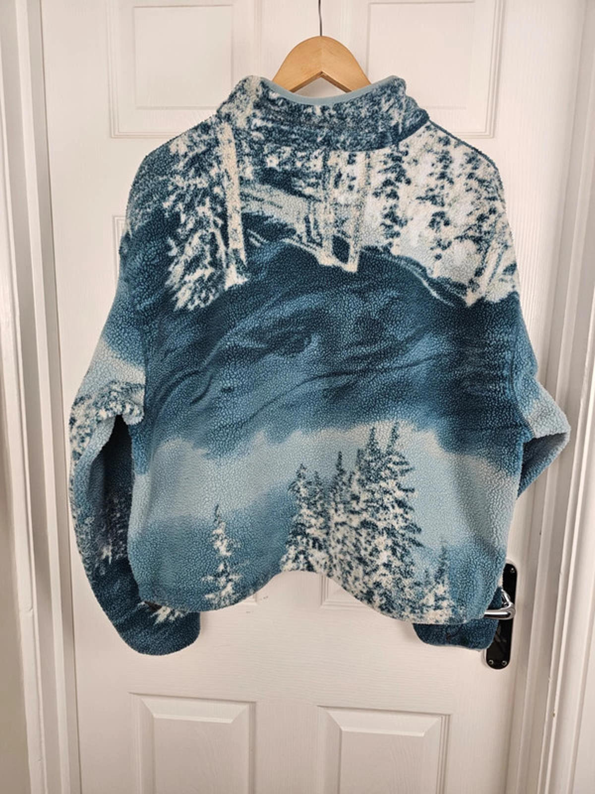 Columbia Womens Snap Button Pullover Sherpa Fleece Jumper - XL/Extra Large