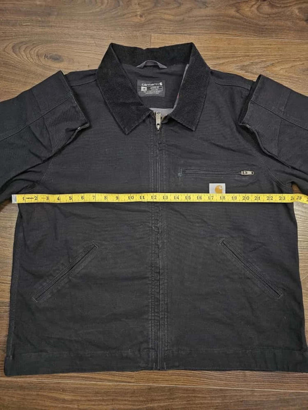 Carharrt Rugged Flex Loose Fit Blanket Lined Detroit Jacket - M/Med - Black