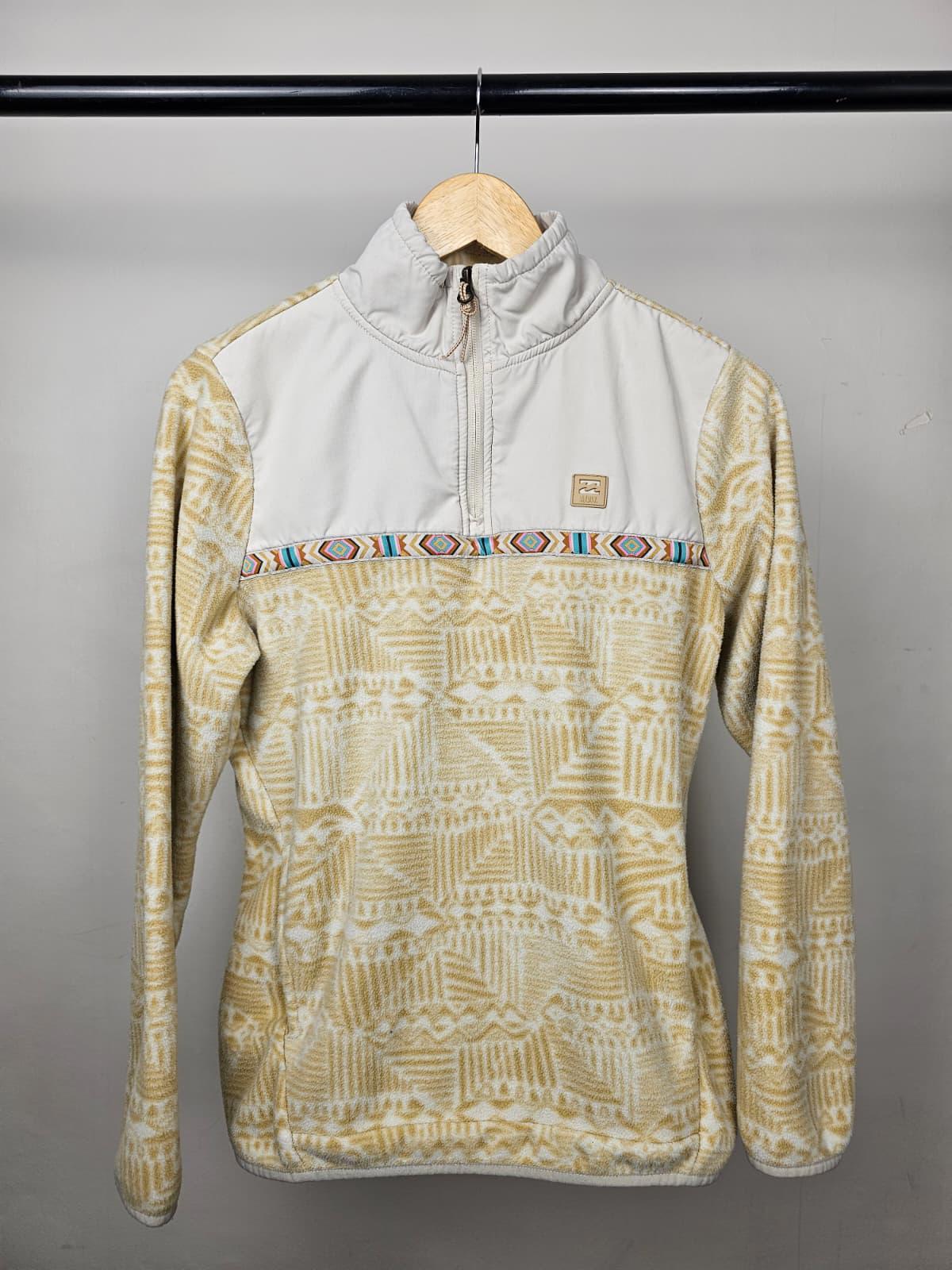 Billabong Adventure Division Aztec/Geo 1/2 Zip Pullover Fleece Jumper - M/Medium
