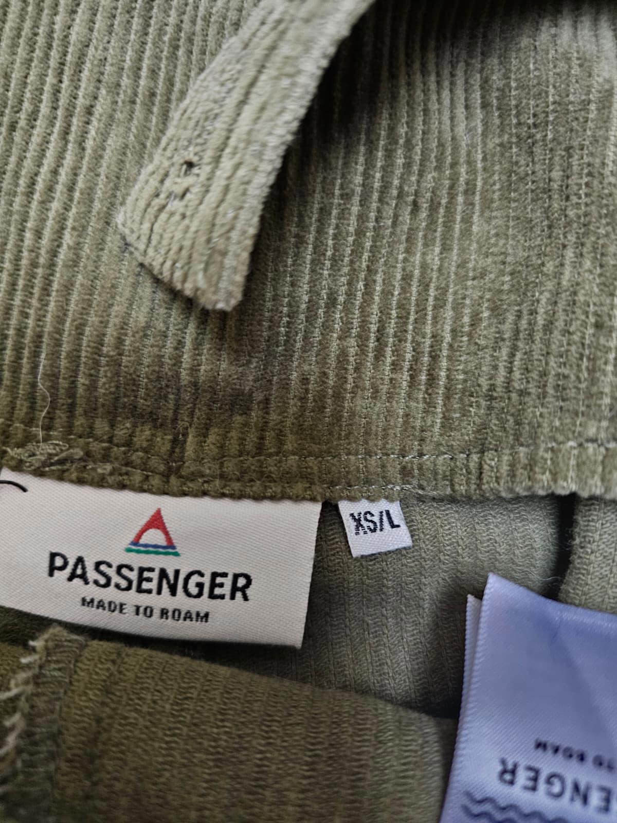 Passenger Womens Corduroy Dungarees - Extra Small / L - Dark Green