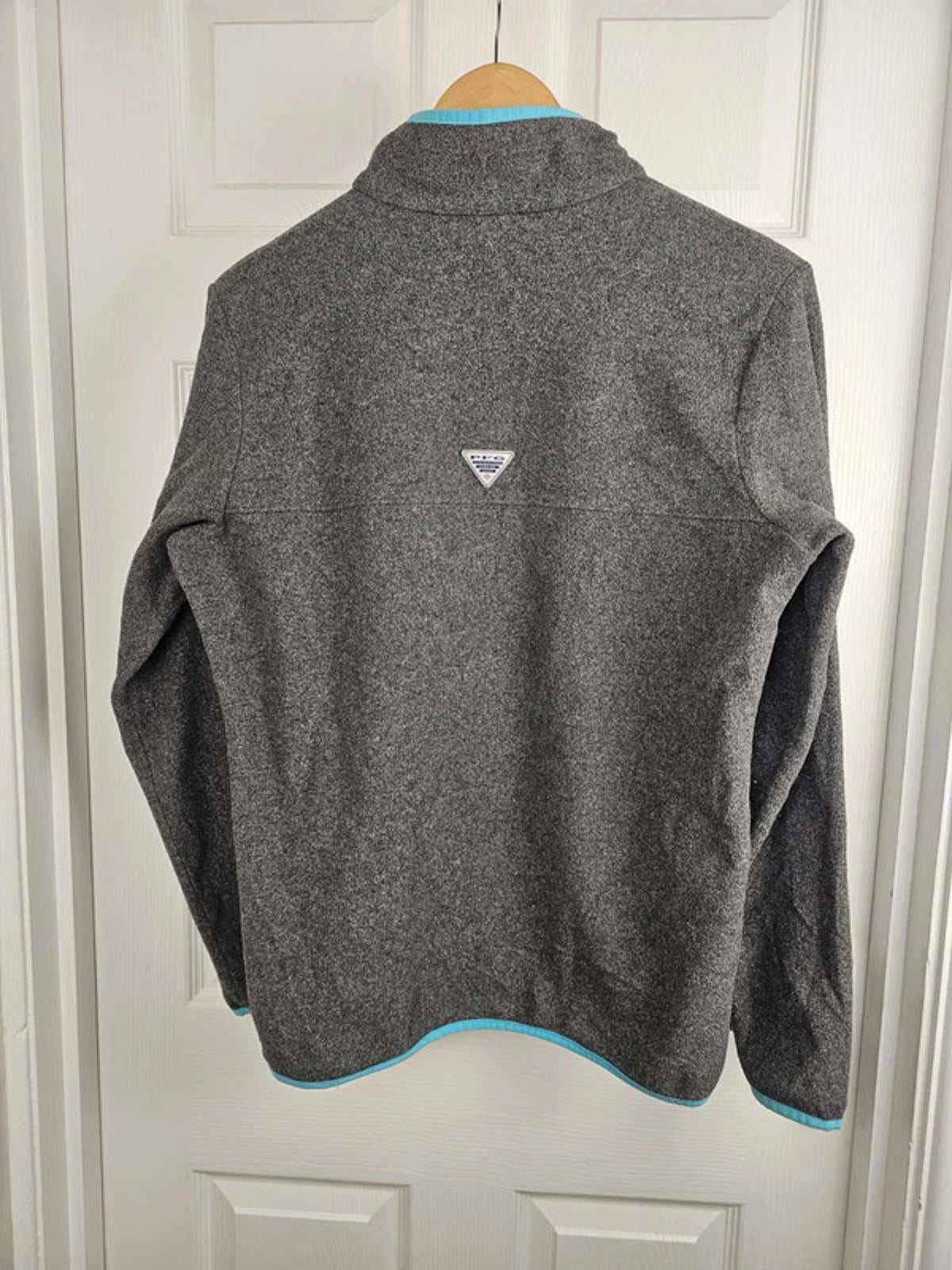 Columbia Womens PFG 'Performance Fishing Gear' Snap Button Fleece Jumper - L