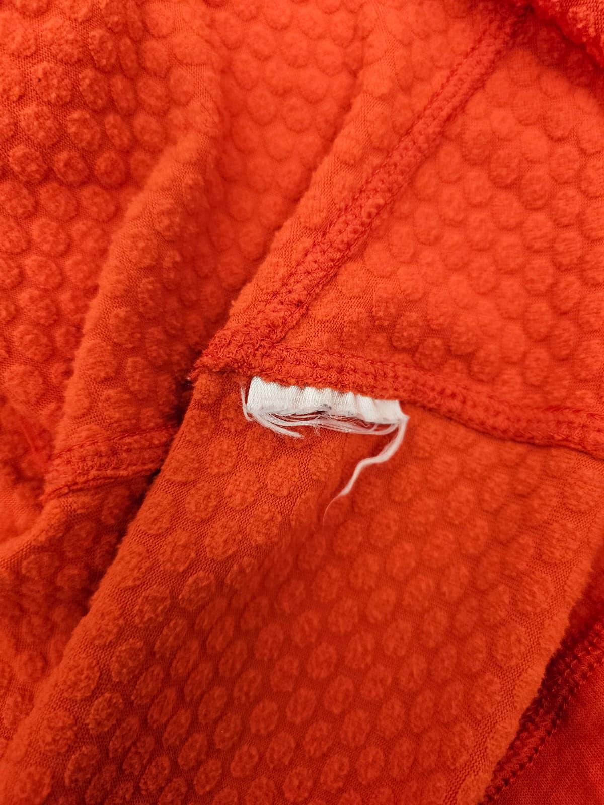 Rab Womens 1/2 Zip Pullover Fleece Mid Layer Jumper - UK 16 - Orange