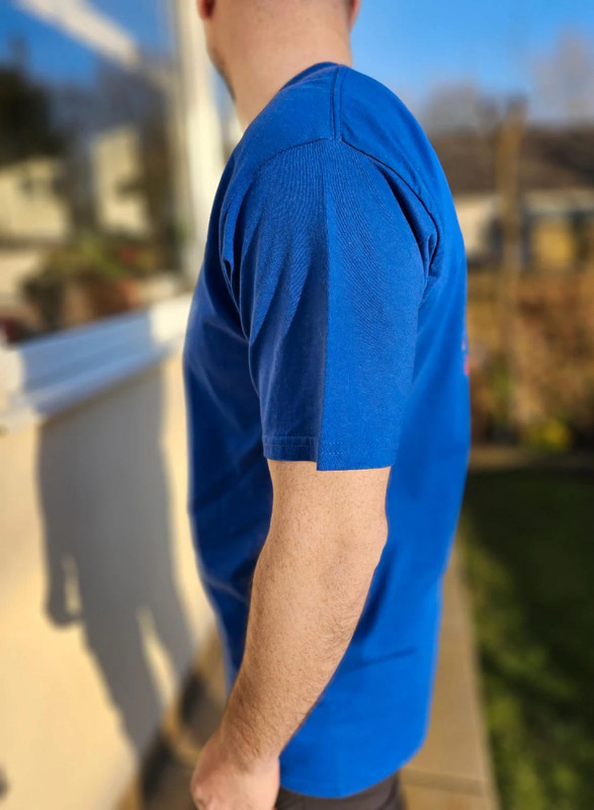 Genuine Walt Disney World Blue Mickey Mouse Short Sleeve T-Shirt - M