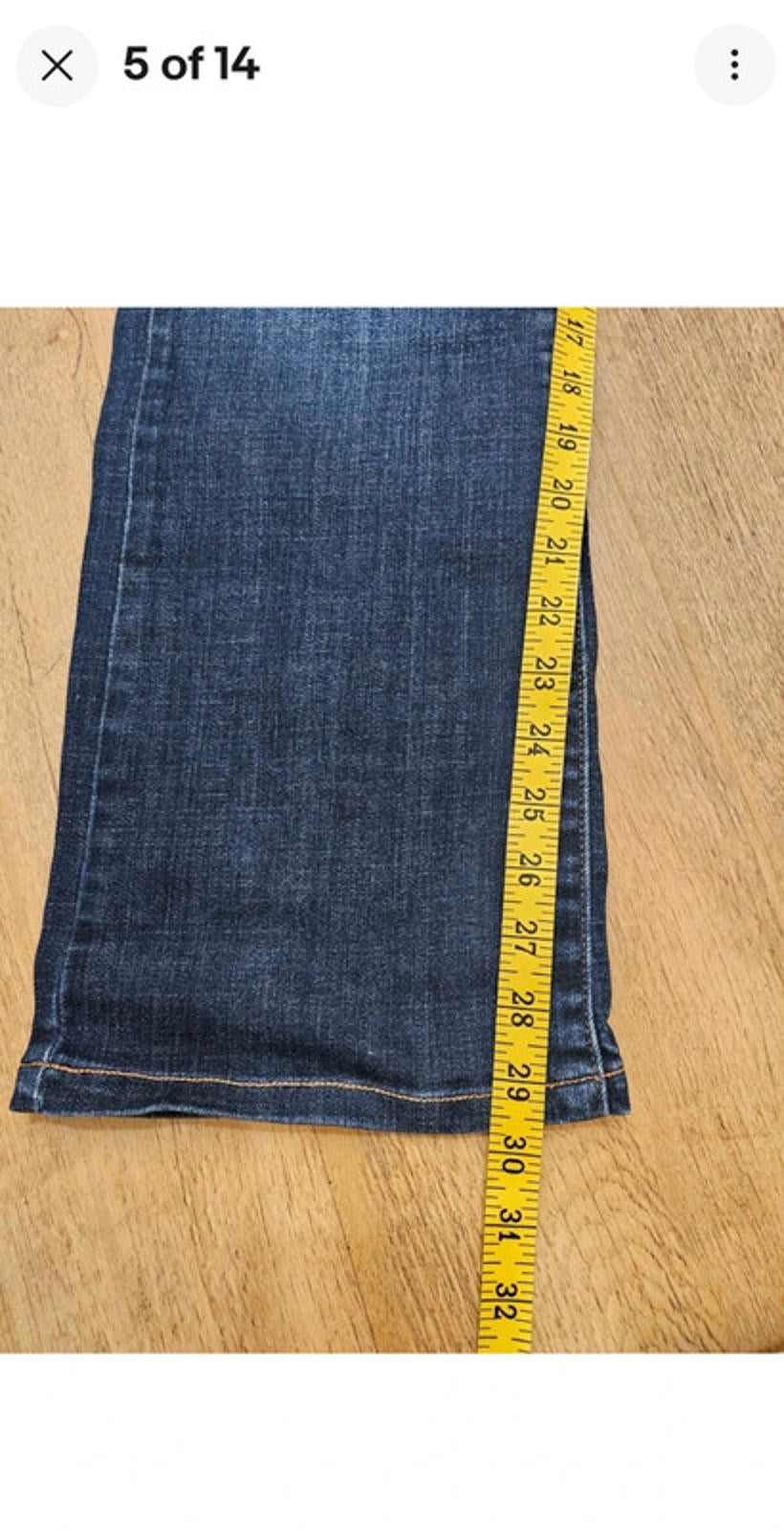 Levi's Womens Blue Jeans 529 Curvy Boot Cut Fit - W27/30L
