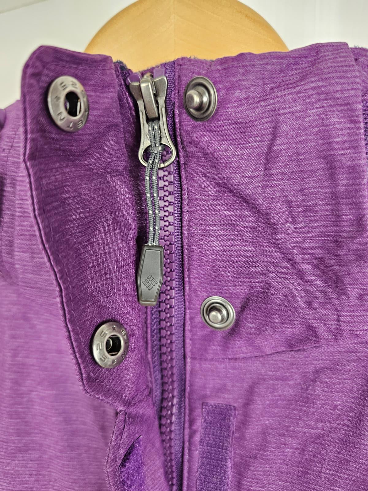 Columbia Womens Reflective Lined Full Zip Hooded Ski/Snowboard Jacket/Coat - S