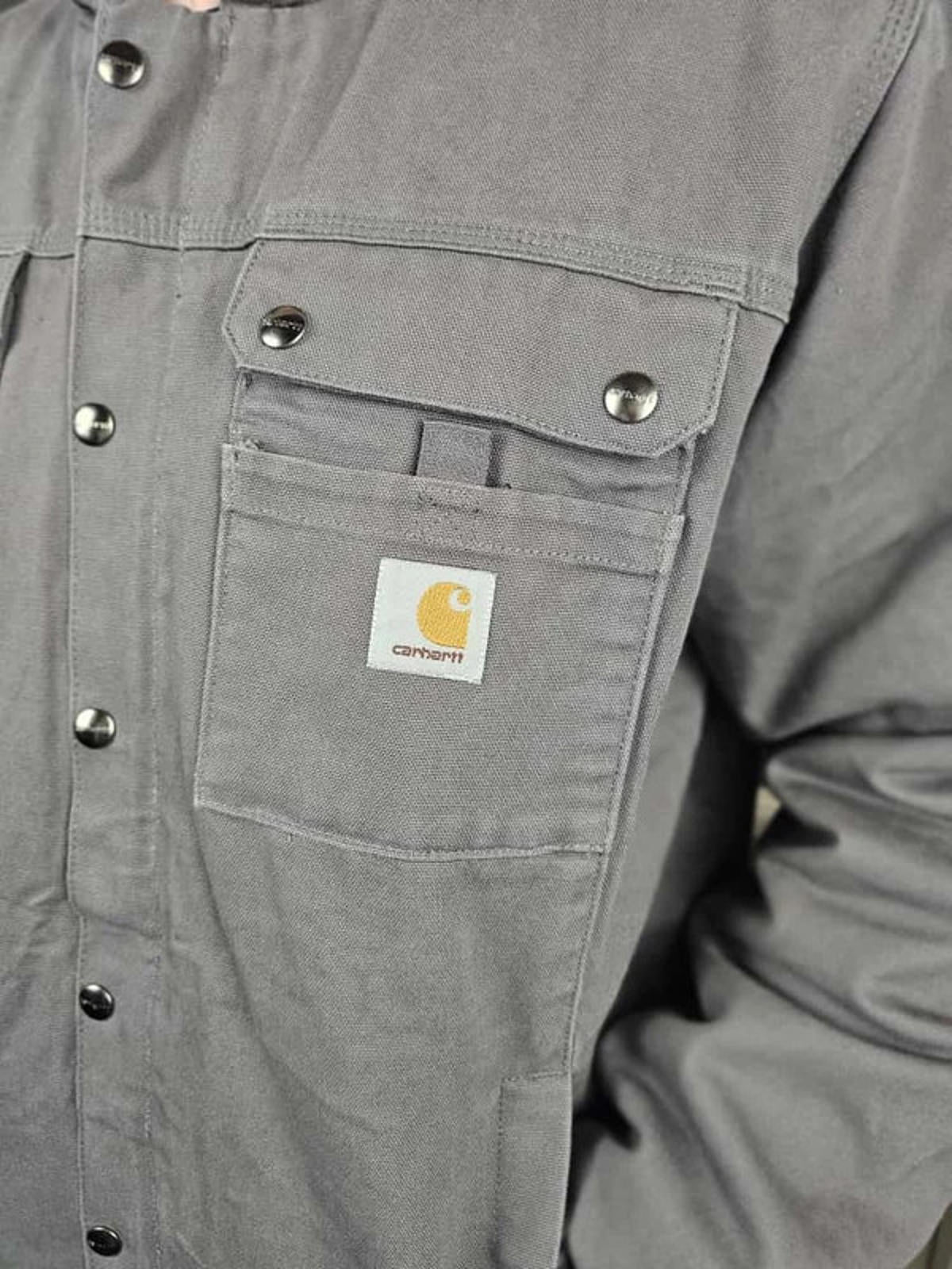 Carharrt Mens Charcoal Grey Arctic Lined Utility/Field Jacket - M/Medium L/Large