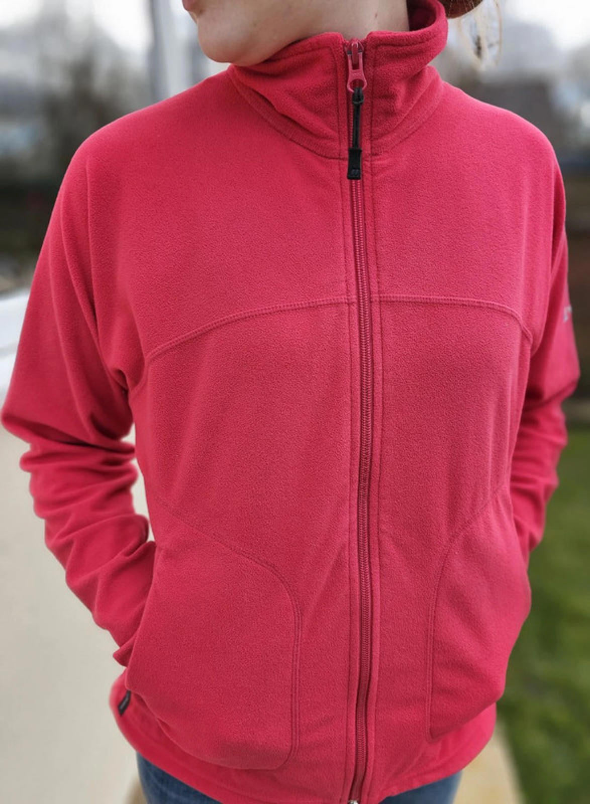 Berghaus Womens Full Zip Red Fleece Jacket UK - UK 12
