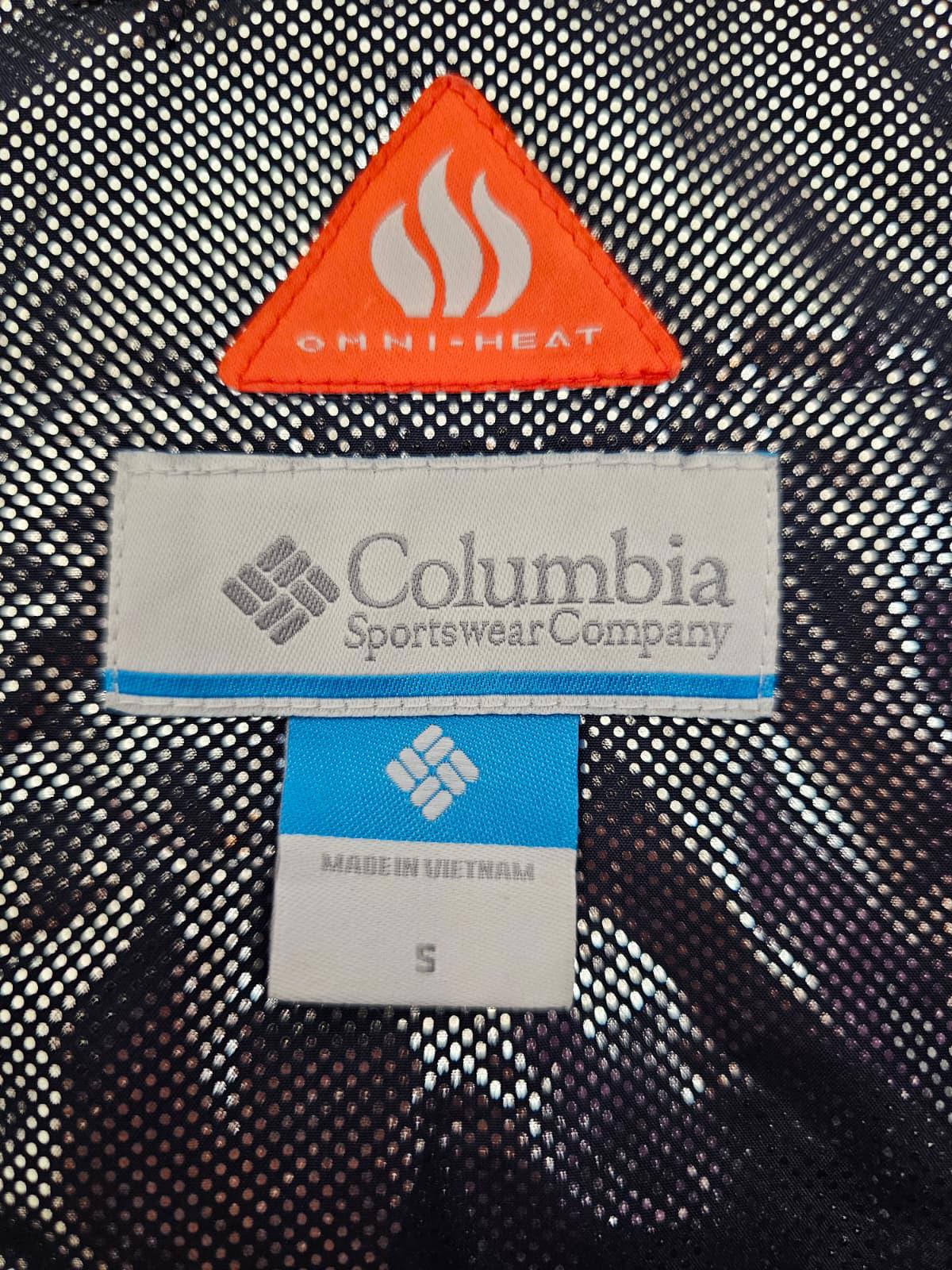 Columbia Womens Reflective Lined Full Zip Hooded Ski/Snowboard Jacket/Coat - S