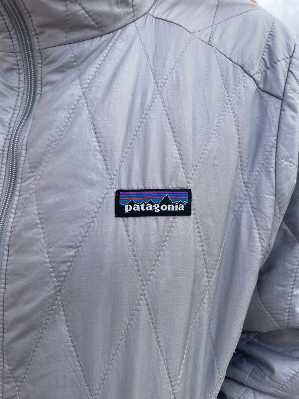 Patagonia Grey Womens Quilted Style Puffer Jacket - M/Medium