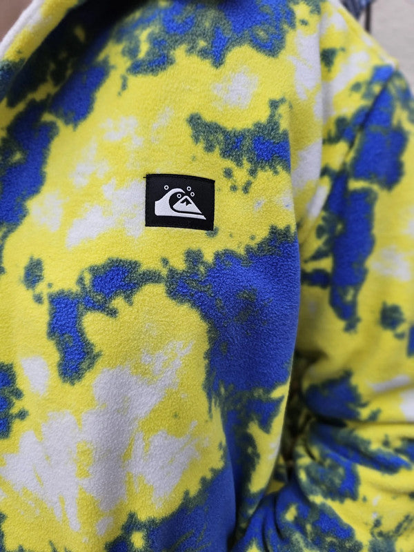 Quiksilver Unisex Fleece Button Up Jacket/Shacket - S/Small