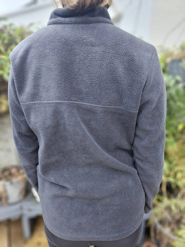 Columbia Womens Snap Button Pullover Fleece Jumper - S/Small