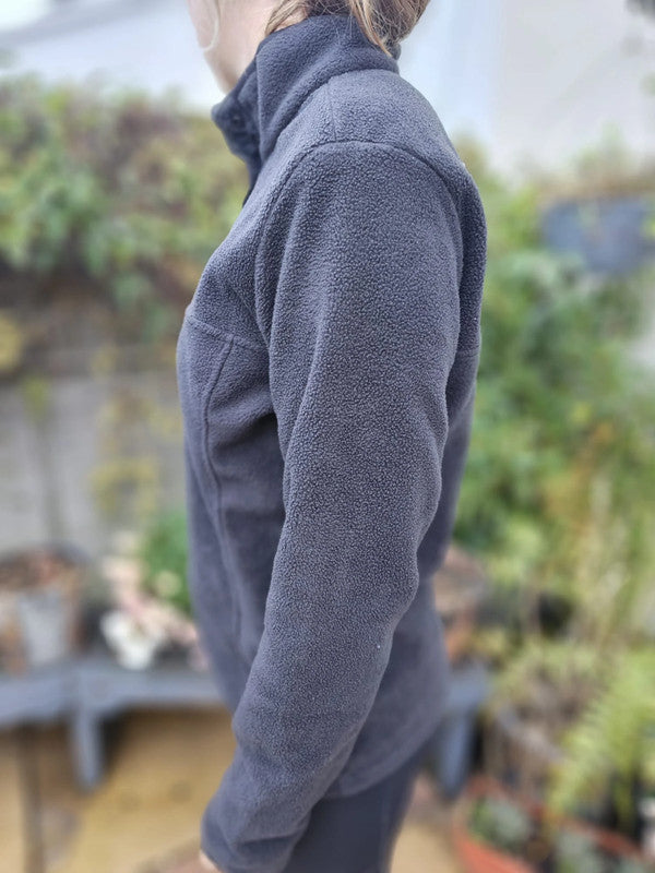 Columbia Womens Snap Button Pullover Fleece Jumper - S/Small