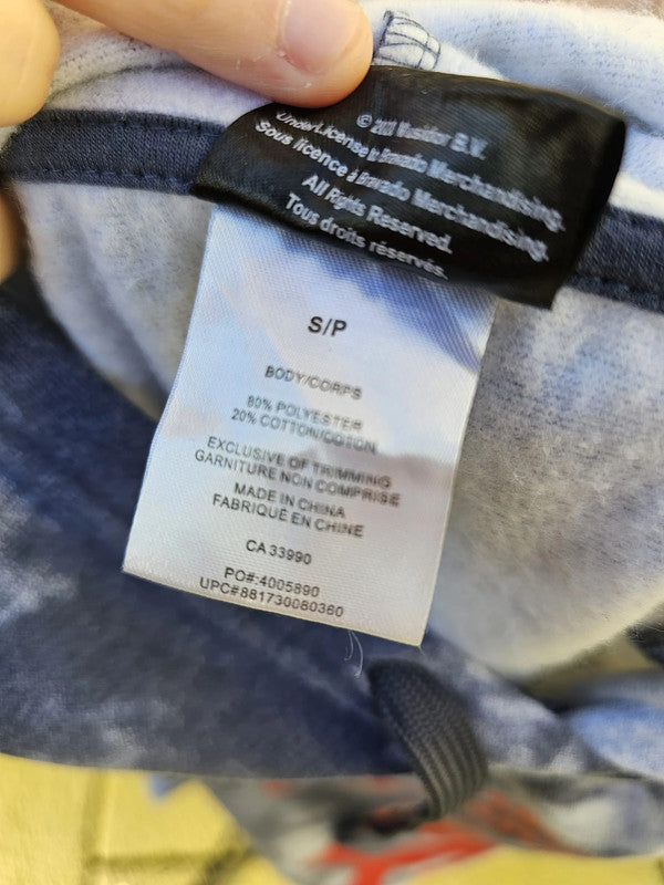 The Rolling Stones Grey Tie Dye Pullover Hoodie Band Top - S/Small