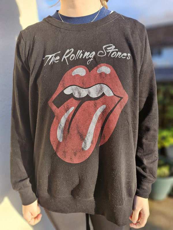 The Rolling Stones Pullover Jumper Sweater/Sweatshirt Band - L/Large
